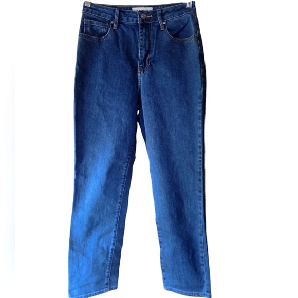 Pacsun Dark High Rise Mom Jeans Cotton Denim 5 Pocket Size 26 - Picture 2 of 7